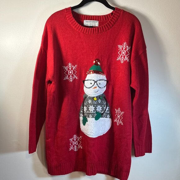 Christmas Sweater Women's 1X - Picture 1 of 4